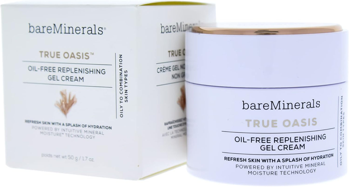 bareMinerals True Oasis Oil-Free Replenishing Gel Cream by bareMinerals for Unisex - 1.7 oz Cream, 50.28 millilitre